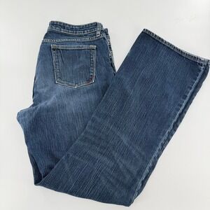 Banana Republic Bootcut‎ Jeans Vintage Women 14L Blue Dark Wash Denim Boot Leg